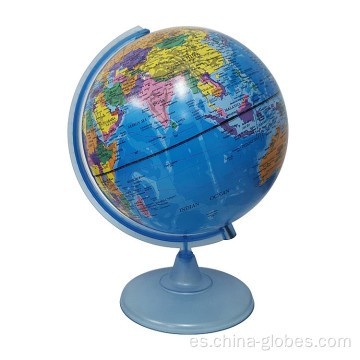 Educación mundo mapa globo con nombres de países